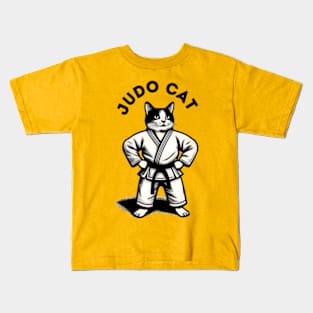 Judo Cat Kids T-Shirt